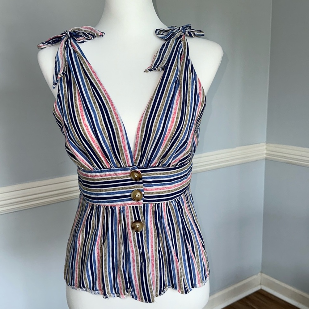 Favlux lightweight striped top